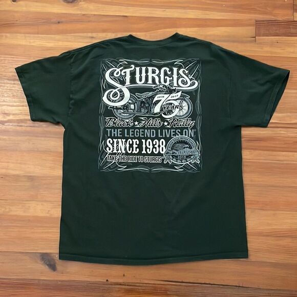 Sturgis Black Hills Rally T-Shirt Adult XL 75th Anniversary 2015 Motorcycle - Picture 4 of 11